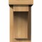 Ekena Millwork Huntington Smooth Corbel w/Backplate, Western Red Cedar, 5 1/2"W x 10"D x 10"H COR06X10X10HUN01SWR - alternate 3